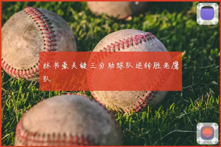 林书豪关键三分助球队逆转胜老鹰队